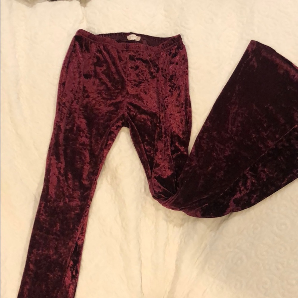 Velvet pants